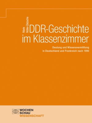 cover image of DDR-Geschichte im Klassenzimmer